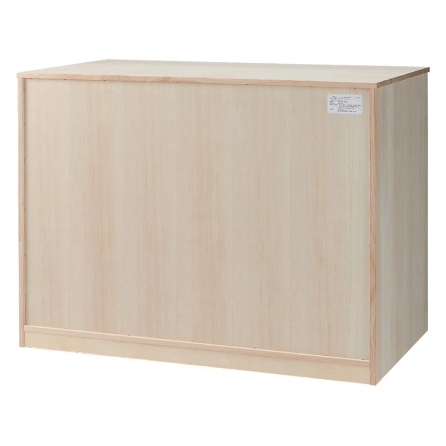 dinos（ディノス） 奥行60cm ロング総桐クローゼットチェスト 幅100cm