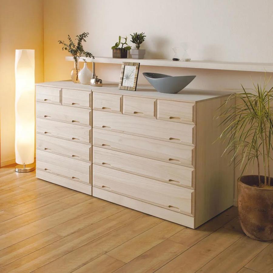 dinos（ディノス） 奥行60cm ロング総桐クローゼットチェスト 幅100cm