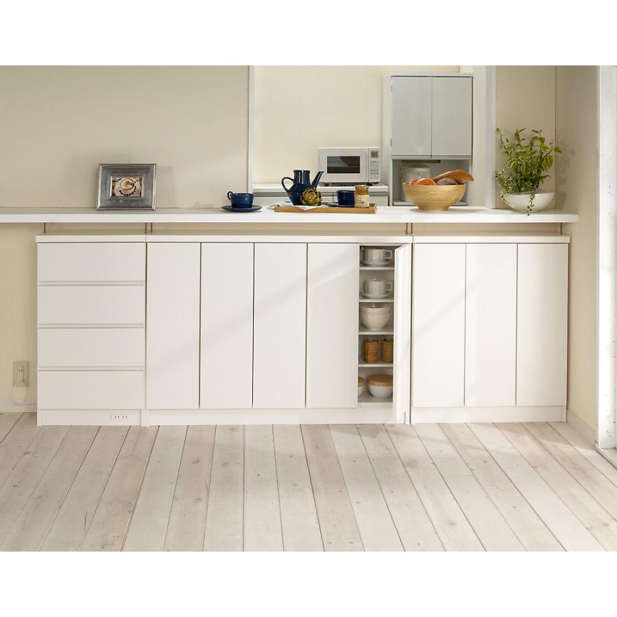 dinos（ディノス） シンプルカウンター下収納庫（奥行30高さ87cm） 3枚