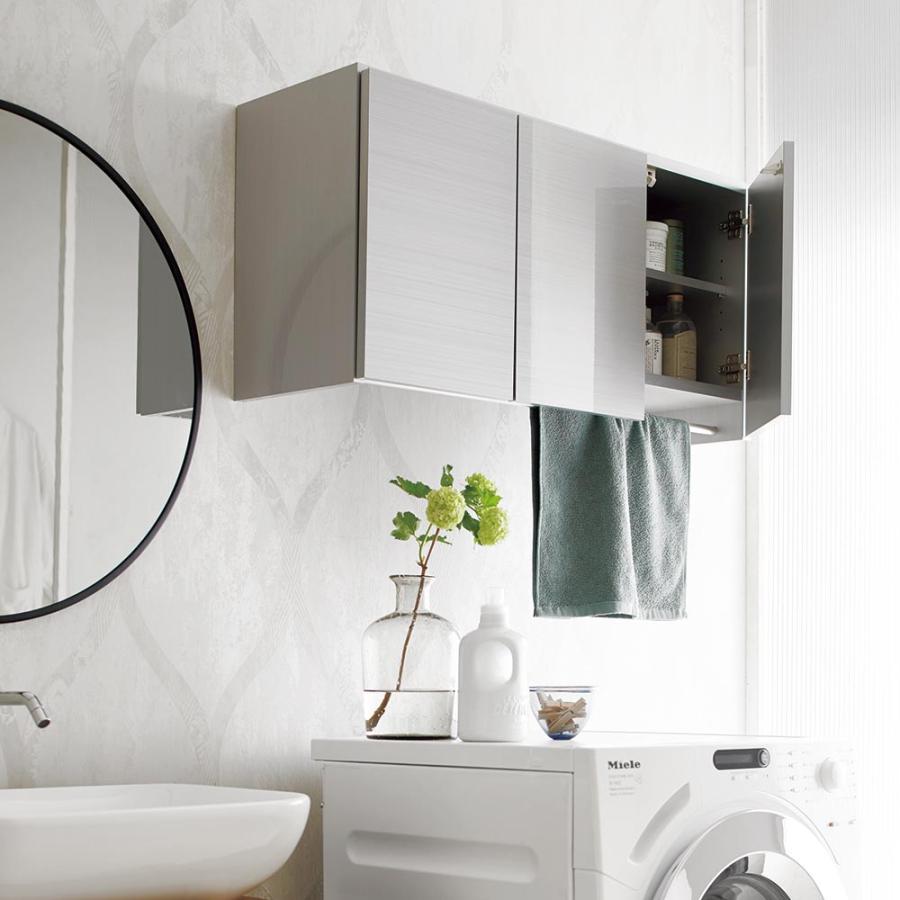 最新コレックション インテリア雑貨 日用品 洗濯用品 アイロン 洗濯機ラック ランドリーラック 家具 収納 トイレ収納 Jerid ジェリド ハンガーバー付き吊り戸棚 幅cm H 超人気 Kuljic Com