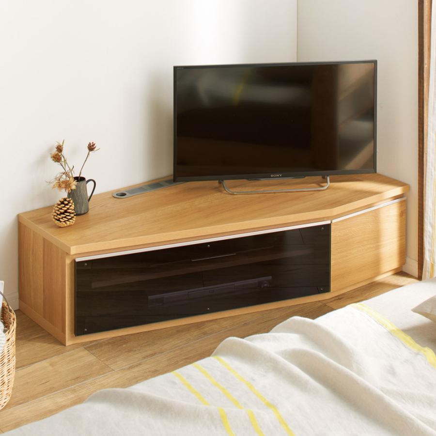 家具 収納 リビング収納 テレビ台 コーナーテレビ台 住宅事情を考えた天然木調コーナーテレビ台 テレビボード 右コーナー用 幅123 5cm 571111 ディノス Paypayモール店 通販 Paypayモール