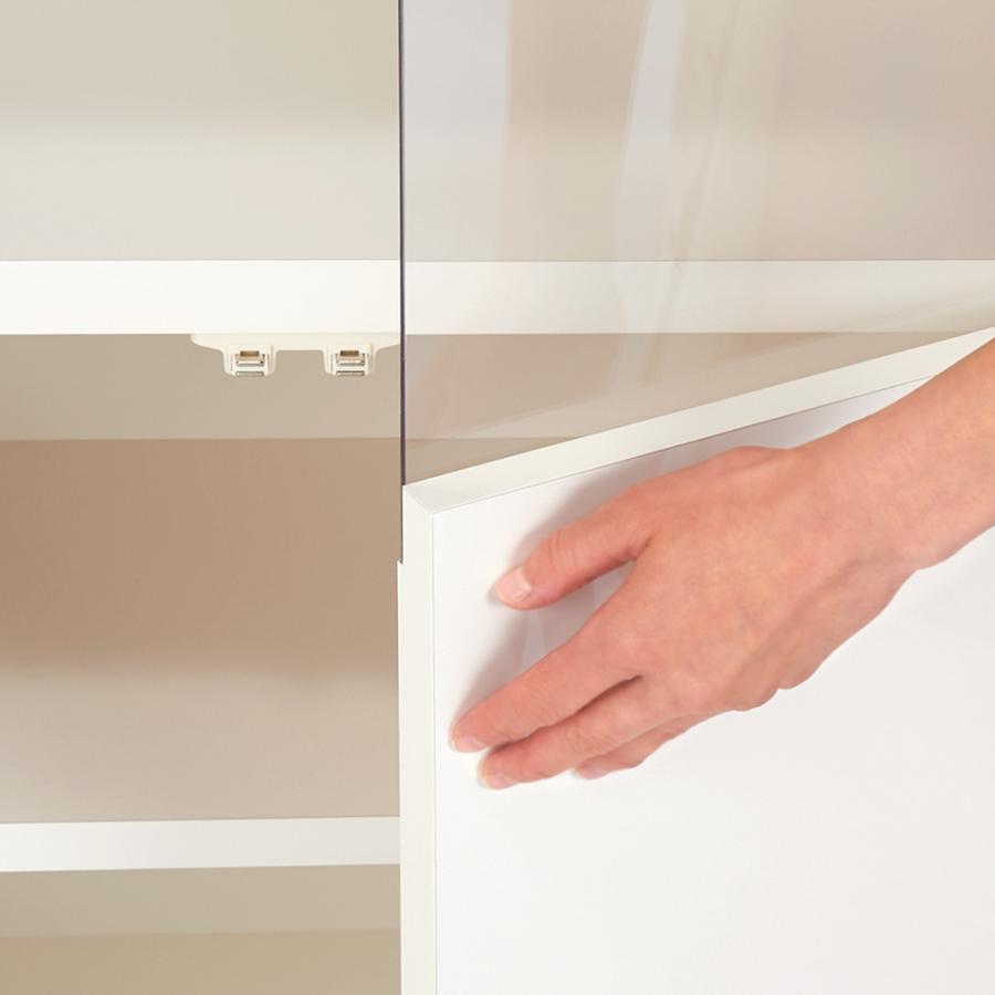 dinos（ディノス） 【完成品】LED付きギャラリー収納本棚 幅60奥行20cm