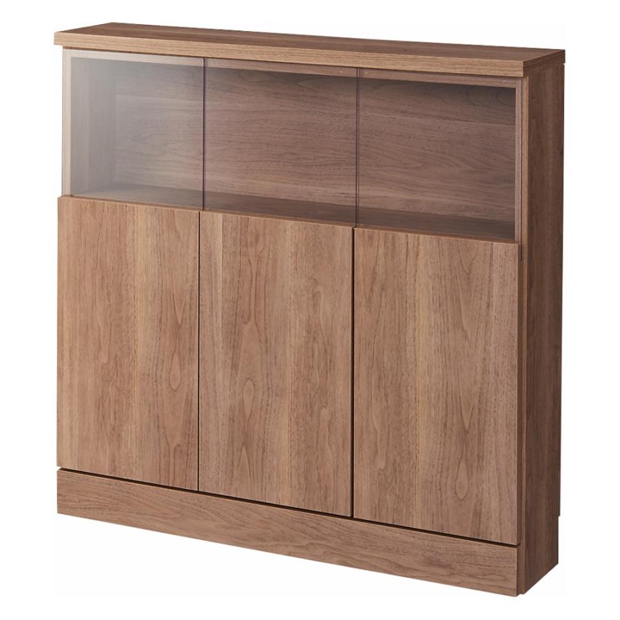 dinos（ディノス） 【完成品】LED付きギャラリー収納本棚 幅90奥行20cm