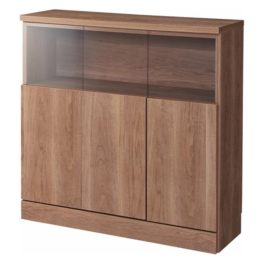 dinos（ディノス） 【完成品】LED付きギャラリー収納本棚 幅90奥行29.5