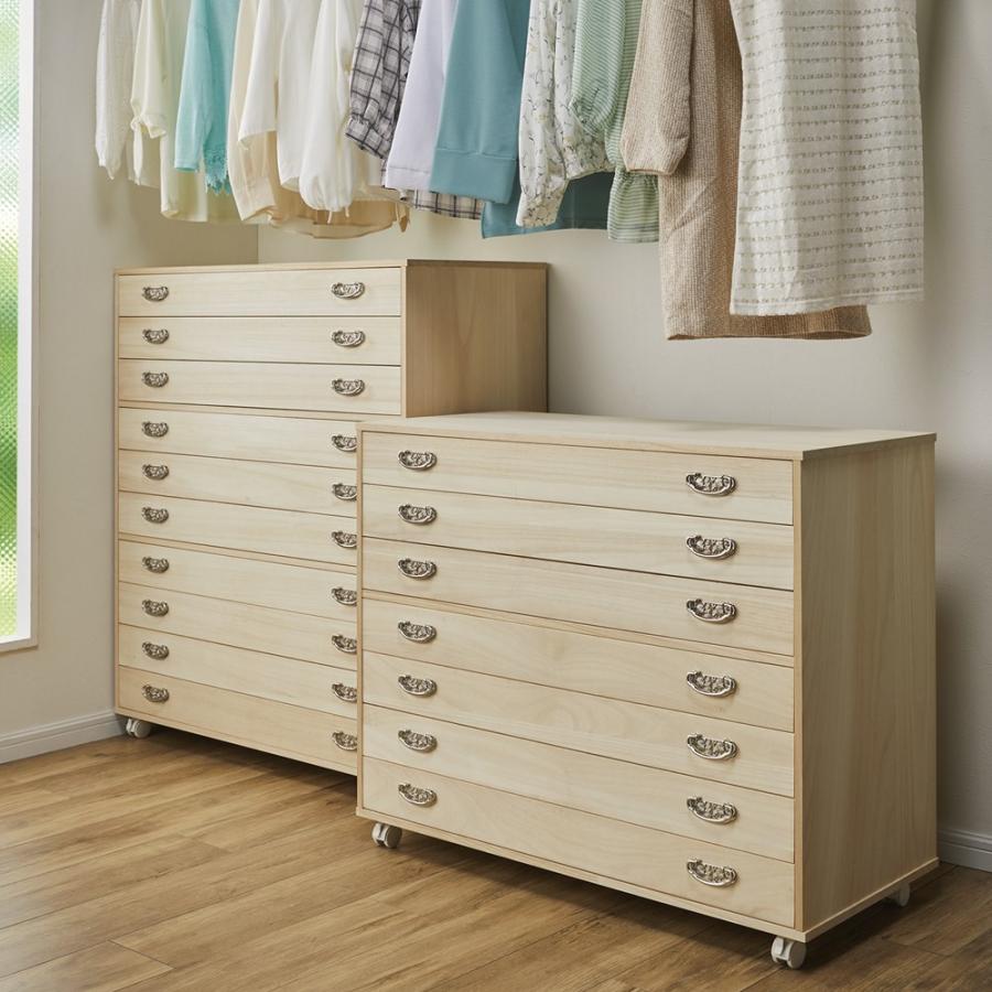 格安即決 家具 収納 衣類収納 桐たんす 桐タンス キャスター付きでどこでも使える 総桐着物収納クローゼットワゴン 浅引き10段 高さ112cm ディノス Paypayモール店 通販 Paypayモール 60 Off Www Lequotidien Mr
