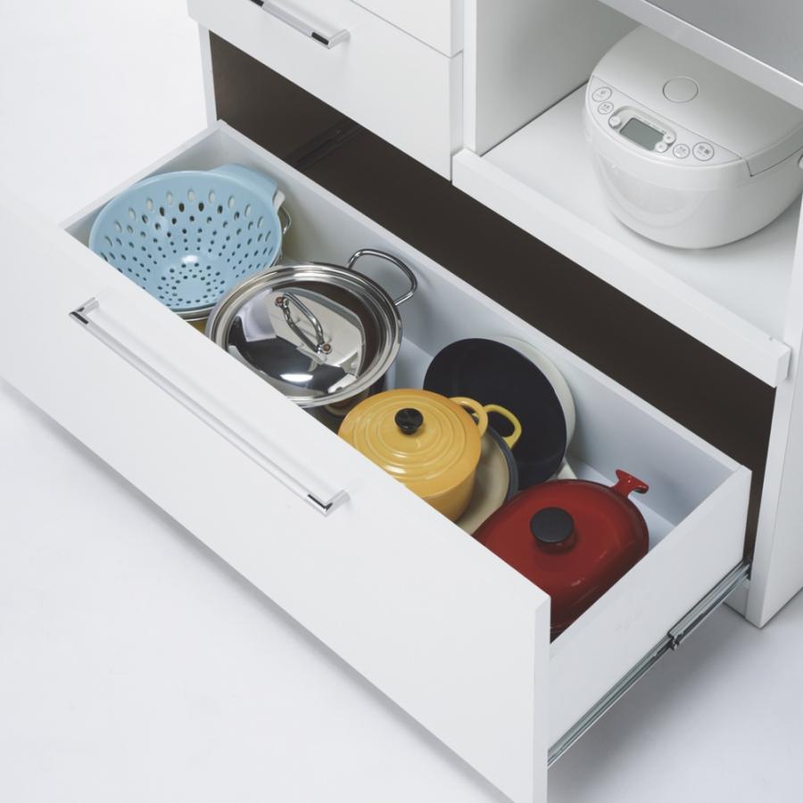 dinos キッチンカウンター 台所 収納 ストッカー 作業台 手元が隠せる