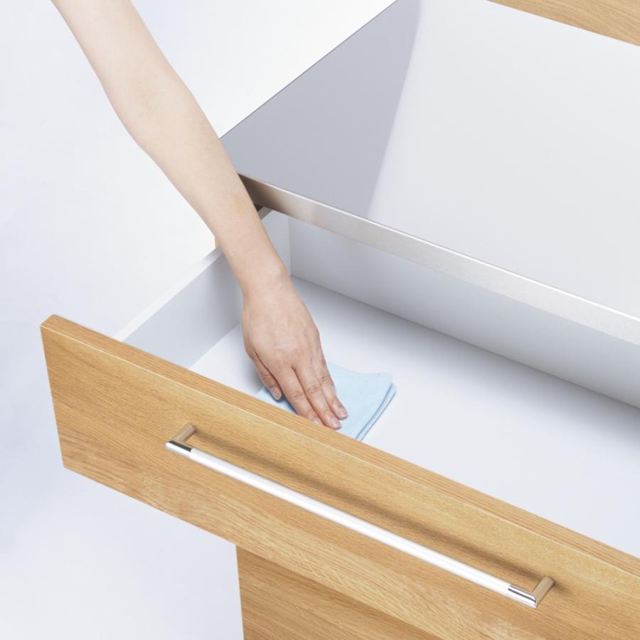 ディノス 手元が隠せる間仕切りキッチンカウンター 調理台 食器棚 150cm 手元が隠せる間仕切りカウンター 幅150cm 通販 - ディノス