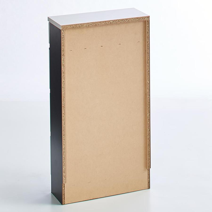 Peili/ペイリ カウンター下収納庫 引き出し幅44cm 奥行20cm ダークブラウン キッチン収納 キッチンカウンター下収納 BS1017の画像