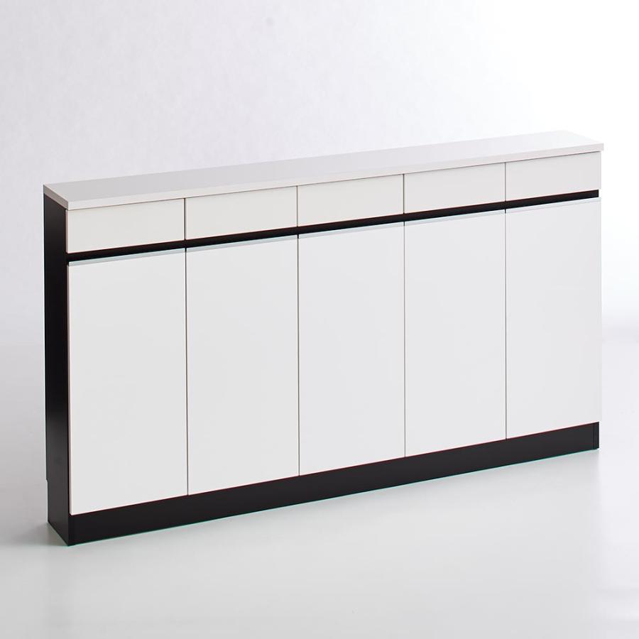 Peili/ペイリ カウンター下収納庫 収納庫幅149cm 奥行20cm ダークブラウン キッチン収納 キッチンカウンター下収納 BS1020 ディノス_4