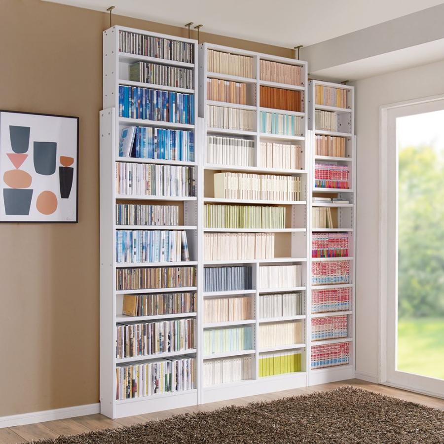 dinos（ディノス） 1台で壁いっぱいに本を収納！本好きのための壁面