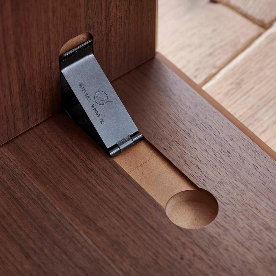 dinos 【国産】Slim ウォールナット折りたたみ可能なテーブル 幅