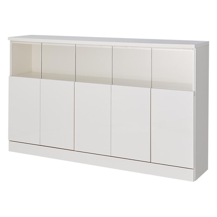 dinos（ディノス） 【完成品】LED付きギャラリー収納本棚 幅150奥行