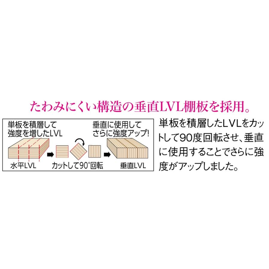 ≪幅90高さ180cm≫ 頑丈棚板がっちり本棚 本棚 ラック シェルフ コミックラック 644143の画像