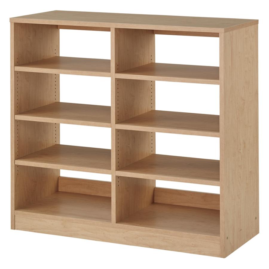 【11/20まで】背板オープン腰高本棚 ブックシェルフ dinos（ディノス） 奥行き選べる背板オープン腰高本棚 幅120奥行20cm