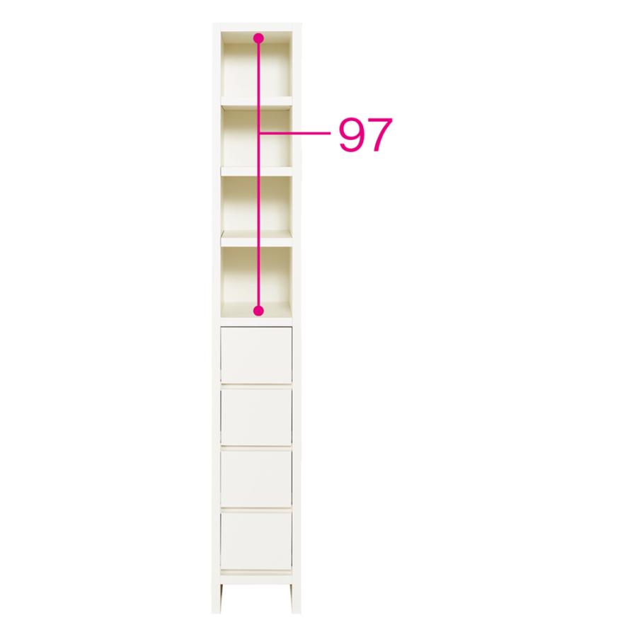 ウォークインクローゼット収納シリーズ 引き出し＆棚タイプ 幅30cm・奥行55cm 衣類収納 ワードローブ クローゼット 632124の画像