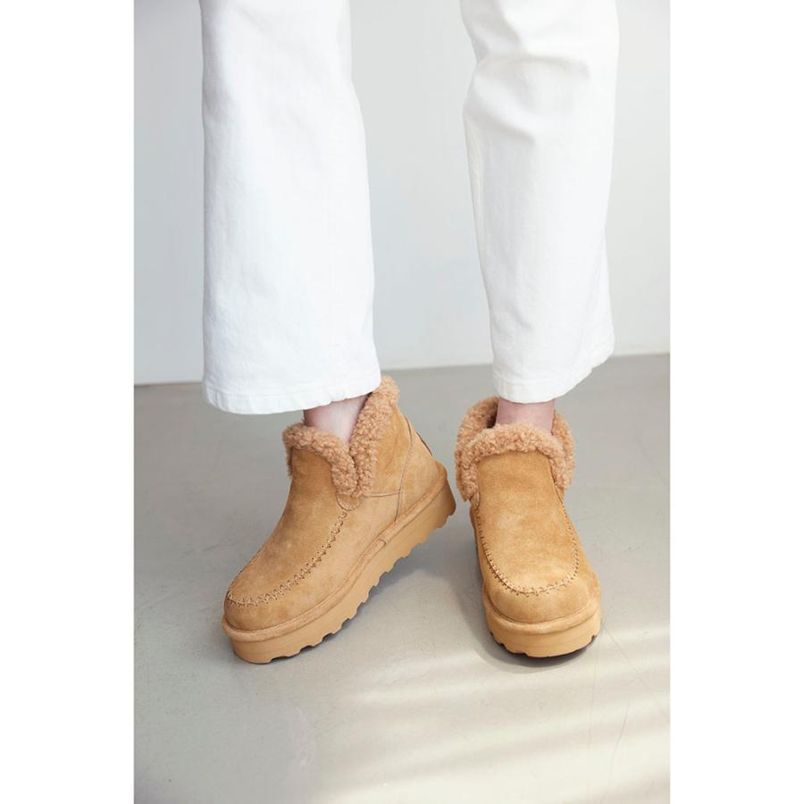 BEARPAW（ベアパウ） MAEVE PLATFORM 厚底 はっ水 ムートンブーツ 傘