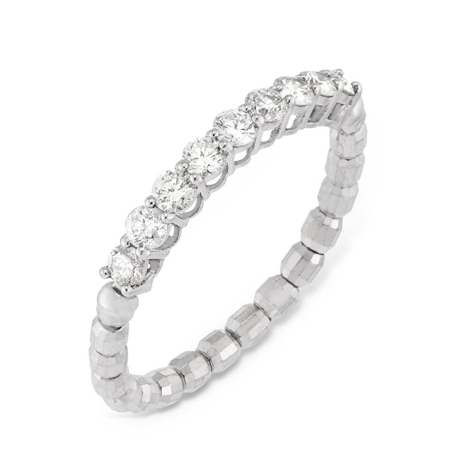 Pt 0.3ctダイヤエタニティ ストレッチリング ジュエリー アクセサリー ダイヤモンド J07204 ディノスの画像