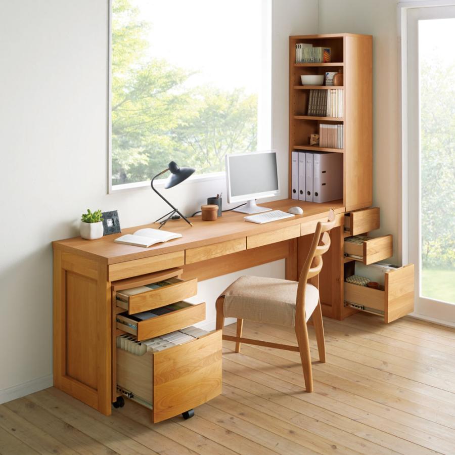 アルダー天然木　アールデザインデスクシリーズ　デスク アルダー天然木 アールデザインデスクシリーズ デスク・幅120.5cm 通販