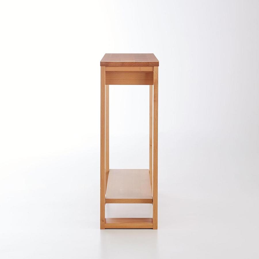 Ilari/イラーリ 天然木コンソールテーブル幅80cm テーブル コンソールテーブル H92353の画像