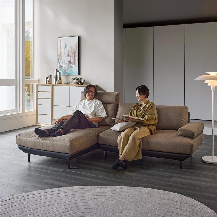 【ACME FURNITURE】ローテーブル＋ディノス カウチソファセット dinos（ディノス） カウチソファ ソファー Aosta/アオスタ ソファ 座っ