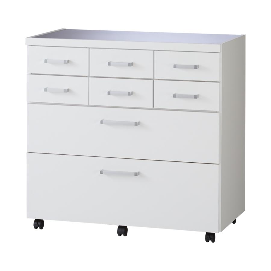 家具 収納 キッチン収納 食器棚 キッチンストッカー 食品ストッカー 分類して効率収納 引き出しいっぱいステンレストップカウンター 幅cm ディノス Paypayモール店 通販 Paypayモール