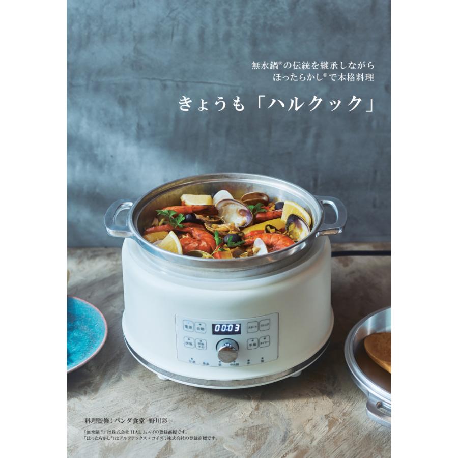 自動調理鍋ハルクック  「無水鍋（R）」（無水鍋20cm機械本体とのセット商品） キッチン家電 調理家電 LX5901 | dinos | 13
