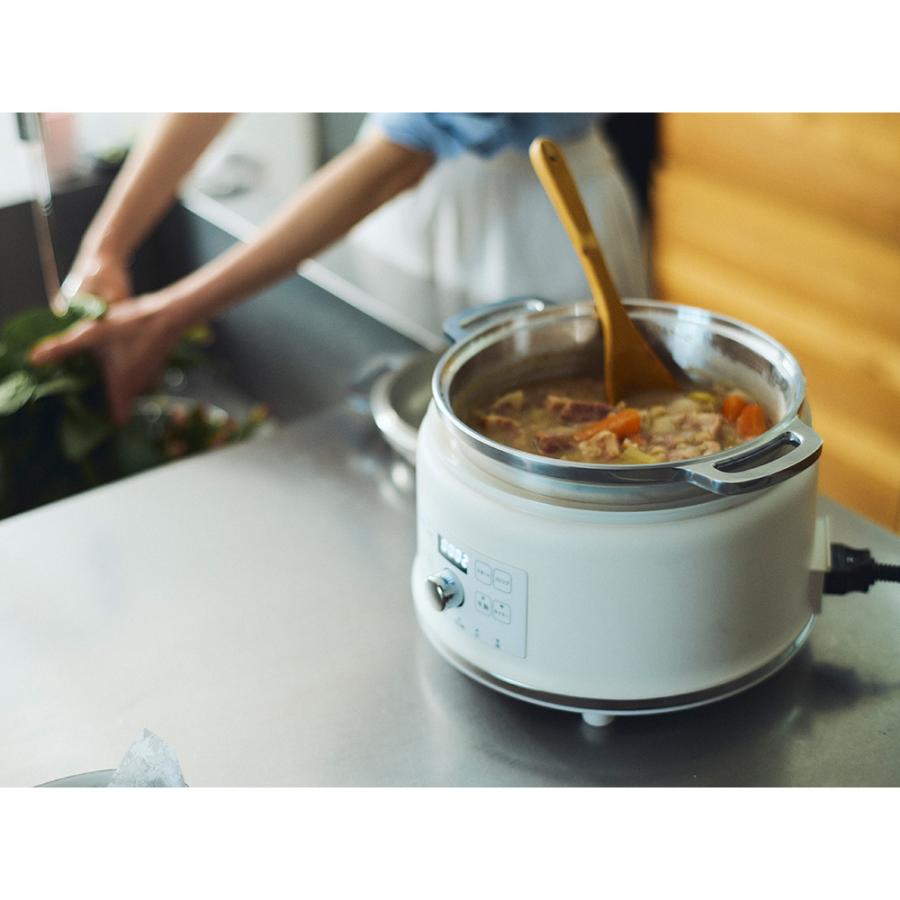 自動調理鍋ハルクック  「無水鍋（R）」（無水鍋20cm機械本体とのセット商品） キッチン家電 調理家電 LX5901 | dinos | 06