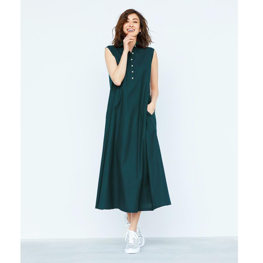 シルケット鹿の子 テントラインポロワンピース 6401 ディノス Paypayモール店 通販 Paypayモール