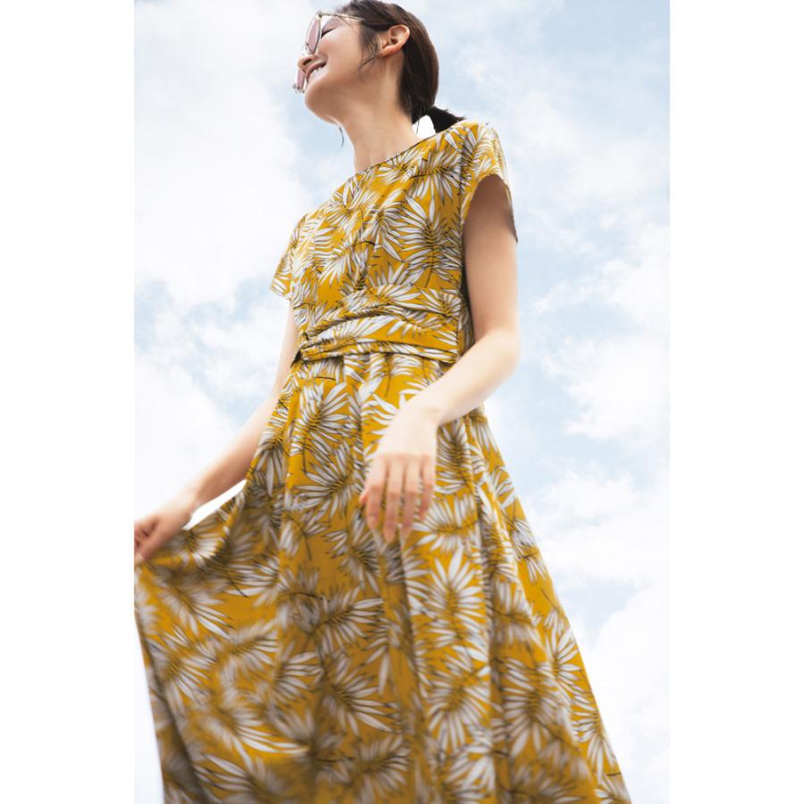 信頼 ファッション ワンピース チュニック マキシワンピース ロングワンピース Stilconf スタイルコンフ リーフ柄ワンピース イタリア製 ディノス Paypayモール店 通販 Paypayモール お気にいる Www Maxipiso Com Ar