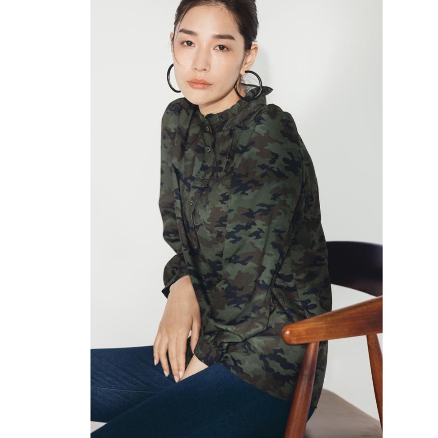 49 割引最も ファッション トップス プリント 柄トップス Style Butler スタイルバトラー 迷彩柄 ブラウス トップス レディースファッション ファッション Solcaloja Med Ec