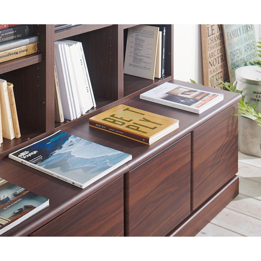 dinos（ディノス） ベンチブックシェルフ 本体 幅39.5cm 本棚 ラック