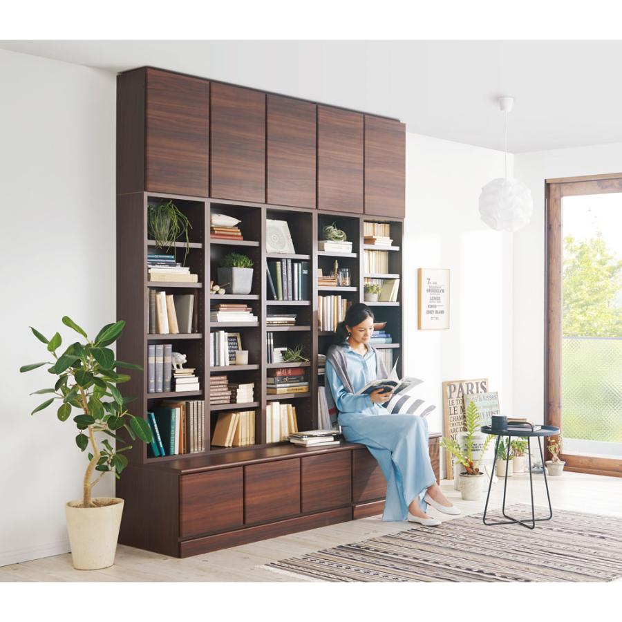 dinos ベンチブックシェルフ 本体 幅78cm 本棚 ラック シェルフ