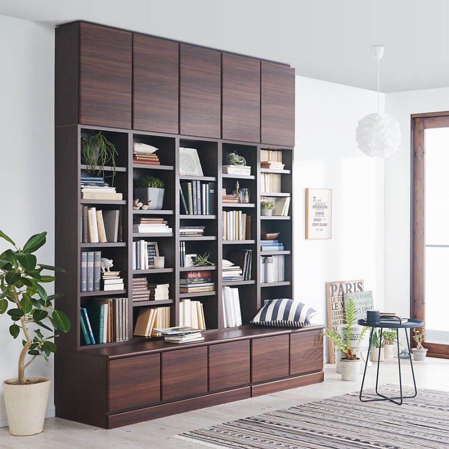 dinos ベンチブックシェルフ 本体 幅78cm 本棚 ラック シェルフ