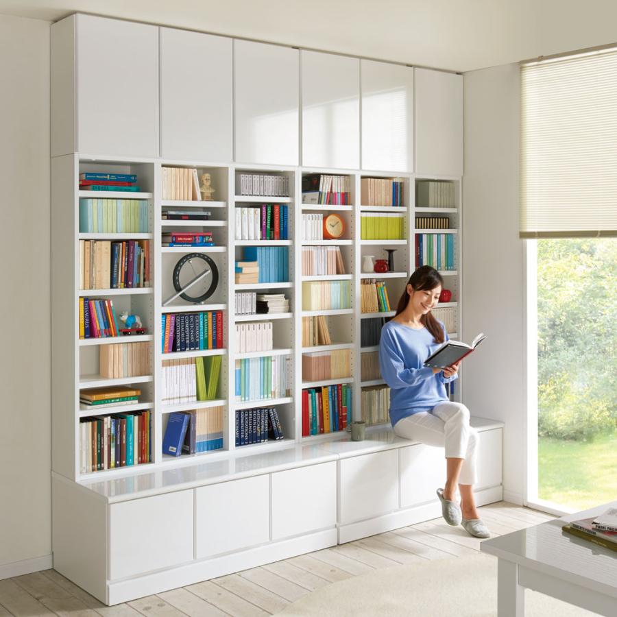 dinos（ディノス） ベンチブックシェルフ 本体 幅78cm 本棚 ラック