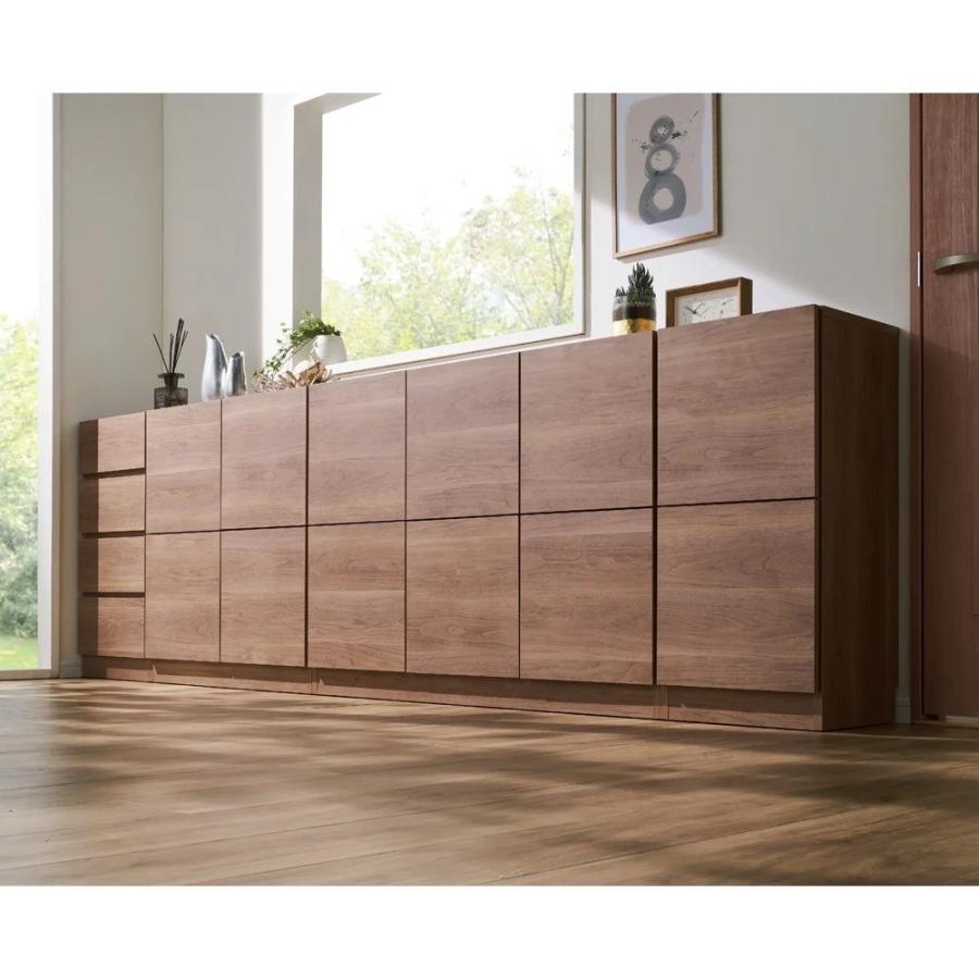 dinos（ディノス） スクエア木目カウンター下収納 1列2マス 幅40cm奥行