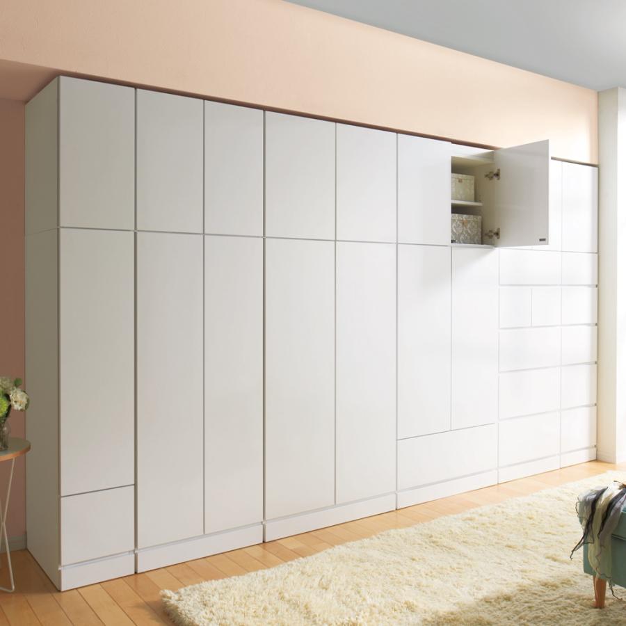 動作確認 衣類収納 ワードローブ クローゼット タワー 壁面 お部屋の天井構造を考慮した壁面ワードローブ ハンガー＆引き出し 幅40高さ140cm（低い梁下に） 810627 【M7131039818】(25036円)