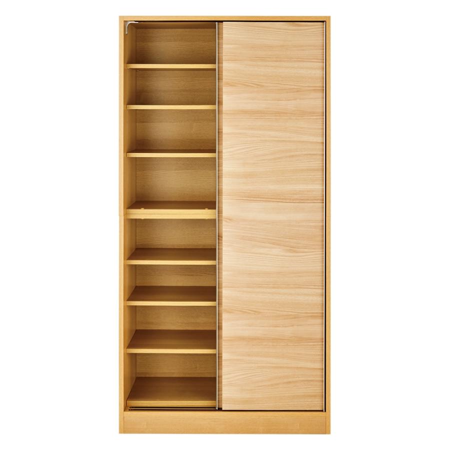 Seal限定商品 家具 収納 壁面収納 システム収納 リビング壁面収納 狭い場所でも収納たっぷり引き戸壁面収納シリーズ 収納庫 扉タイプ 幅75cm 配送員設置送料無料 Atempletonphoto Com