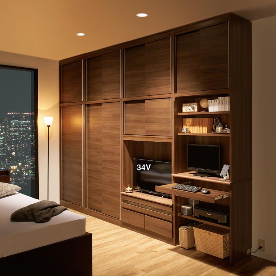 dinos（ディノス） 壁面収納テレビ台 幅90.5高さ180cm 【狭い場所でも