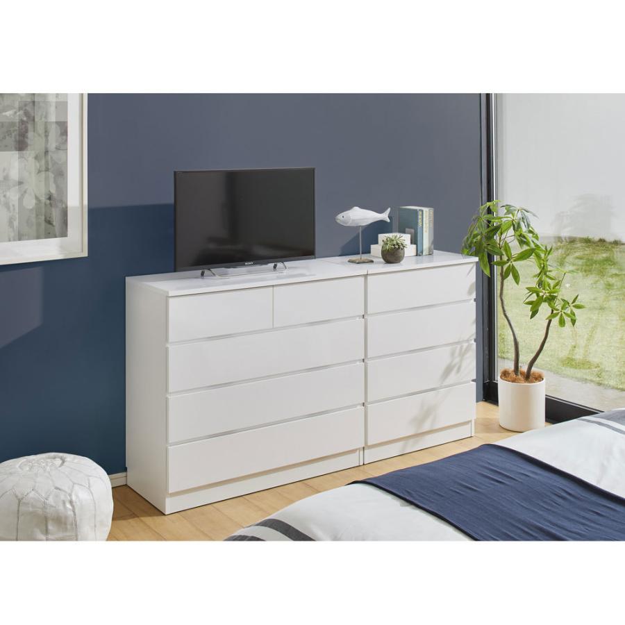 ドでナイト 家具 高さ109 5cm 幅90cm ディノス Paypayモール店 通販 Paypayモール 収納 衣類収納 押入収納 クローゼット収納 ぴったりサイズが見つかるフルスライドレールチェスト 5段 にすき