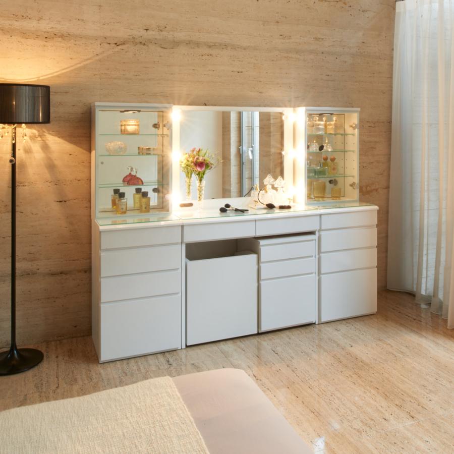 dinos LEDライト付きドレッサーシリーズ ドレッサー 幅90.3cm奥行41cm