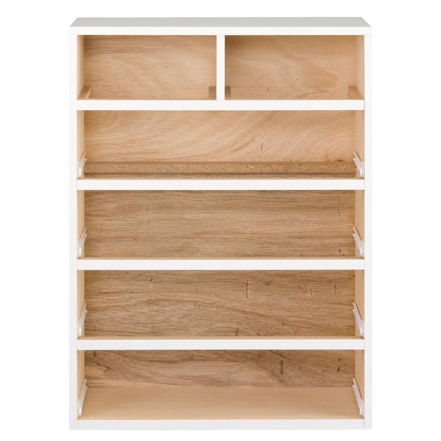 衣装ケース 衣類収納 引き出し 日本製 リビング タンス 家具 クローゼット下 ランドリー サニタリー 奥行30cm薄型ツヤツヤチェスト 幅75cm・5段 632905_16