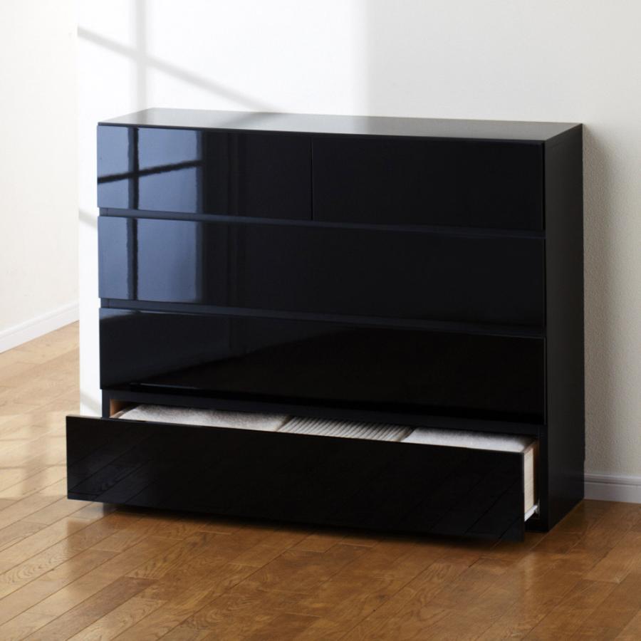 dinos（ディノス） 奥行30cm薄型ツヤツヤチェスト 幅100cm・4段 トイレ