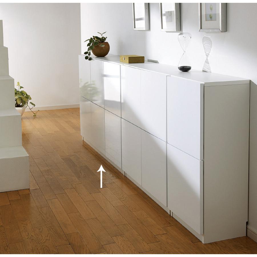 キッチン収納 食器棚 カウンター下収納 薄型収納 国産！ツヤツヤ光沢が