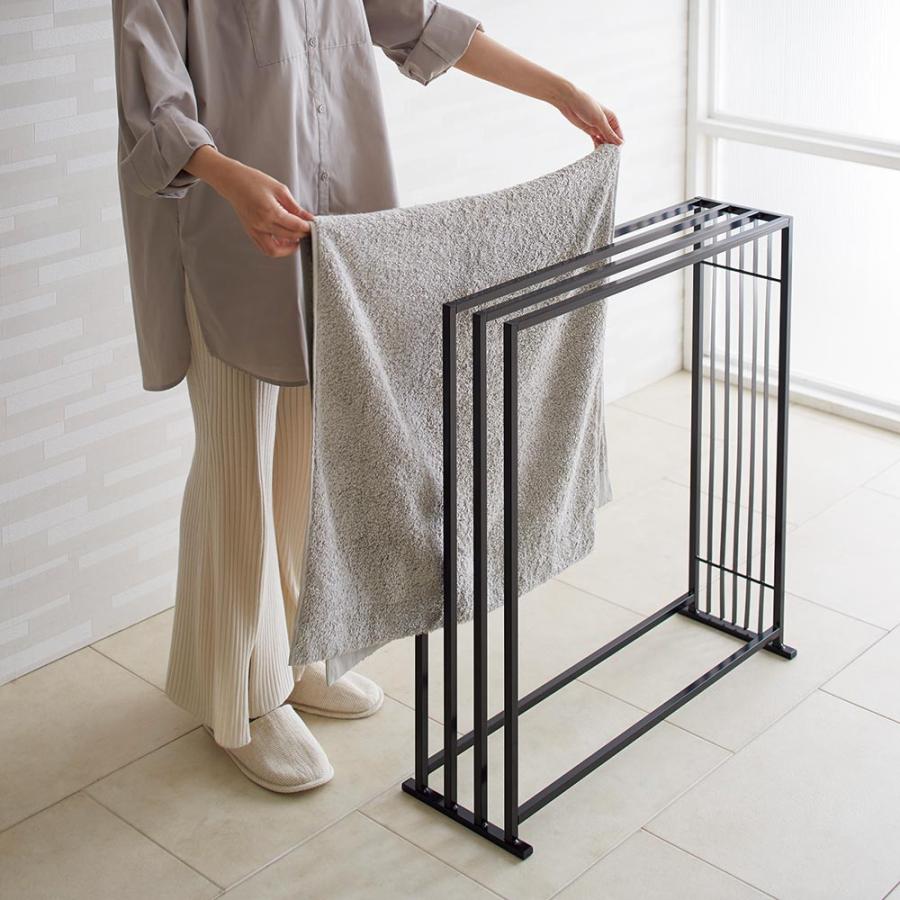 dinos Hanji/ハンジ タオルハンガー 4連 幅66.5cm 奥行21.6cm 高さ71cm