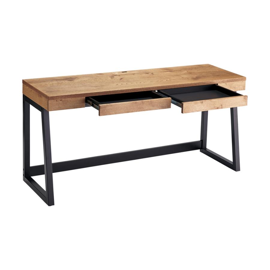 【美品】ディノス パソコンデスク Brook/ブルック ウッドデスクシリーズ デスク 幅180cm 通販 - ディノス