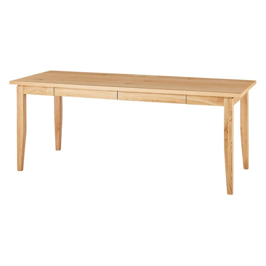 dinos 北欧カントリー風 ウッドデスクシリーズ デスク 幅180奥行