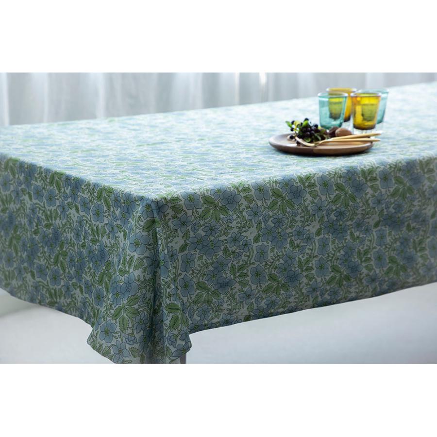 dinos ≪150×150cm≫ はっ水加工テーブルクロス ブルーベル