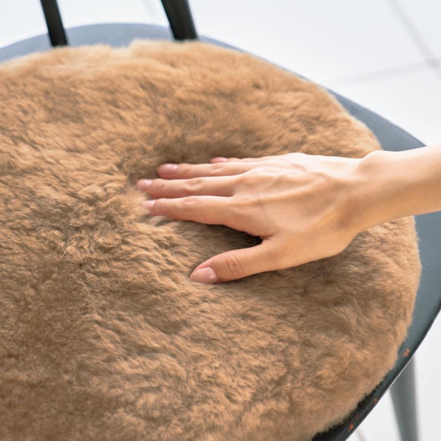 アルパカコレクション シートマット 径約30cm カバー類 椅子 601505の画像