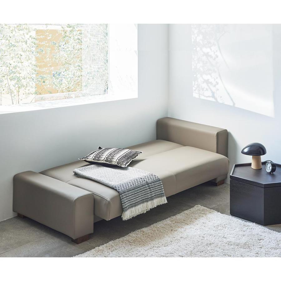 【最終値下げ】 ソファー レザーソファー レザー. レザー調 Riva/リーヴァ レザー調ソファベッド H31404 【J2004641274】(70380円)