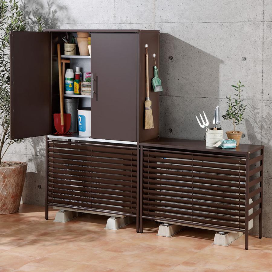 dinos（ディノス） 逆ルーバー室外機カバー サイドパネル2枚組